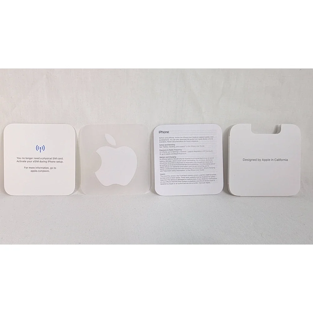 Apple iPhone 14 Pro Max Space Black Original Empty BOX ONLY Genuine